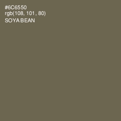 #6C6550 - Soya Bean Color Image